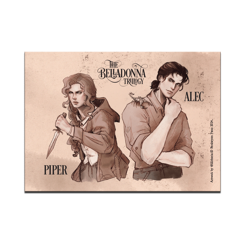 Piper And Alec Character A5 Art Print