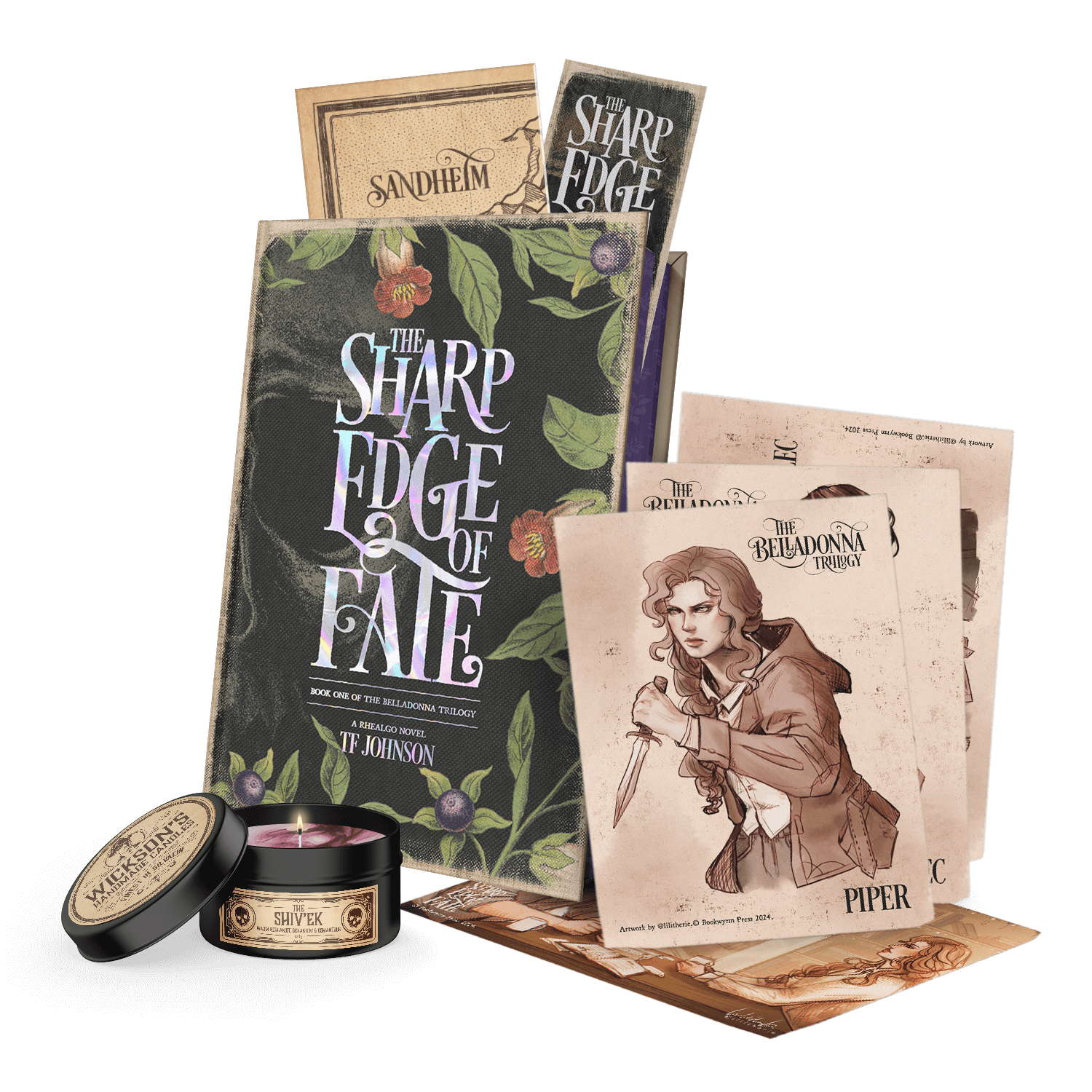 The Sharp Edge Of Fate Special Edition Hardcover Bundle With Shivek Candle