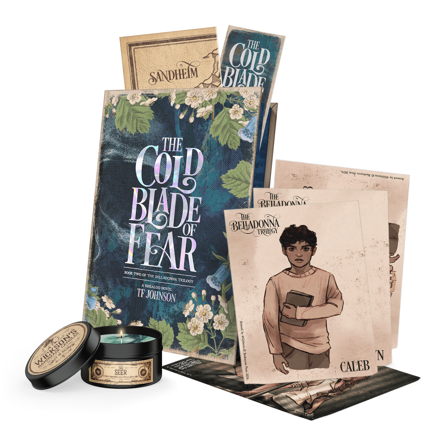The Cold Blade Of Fear Special Edition Hardcover Bundle With Seer Candle