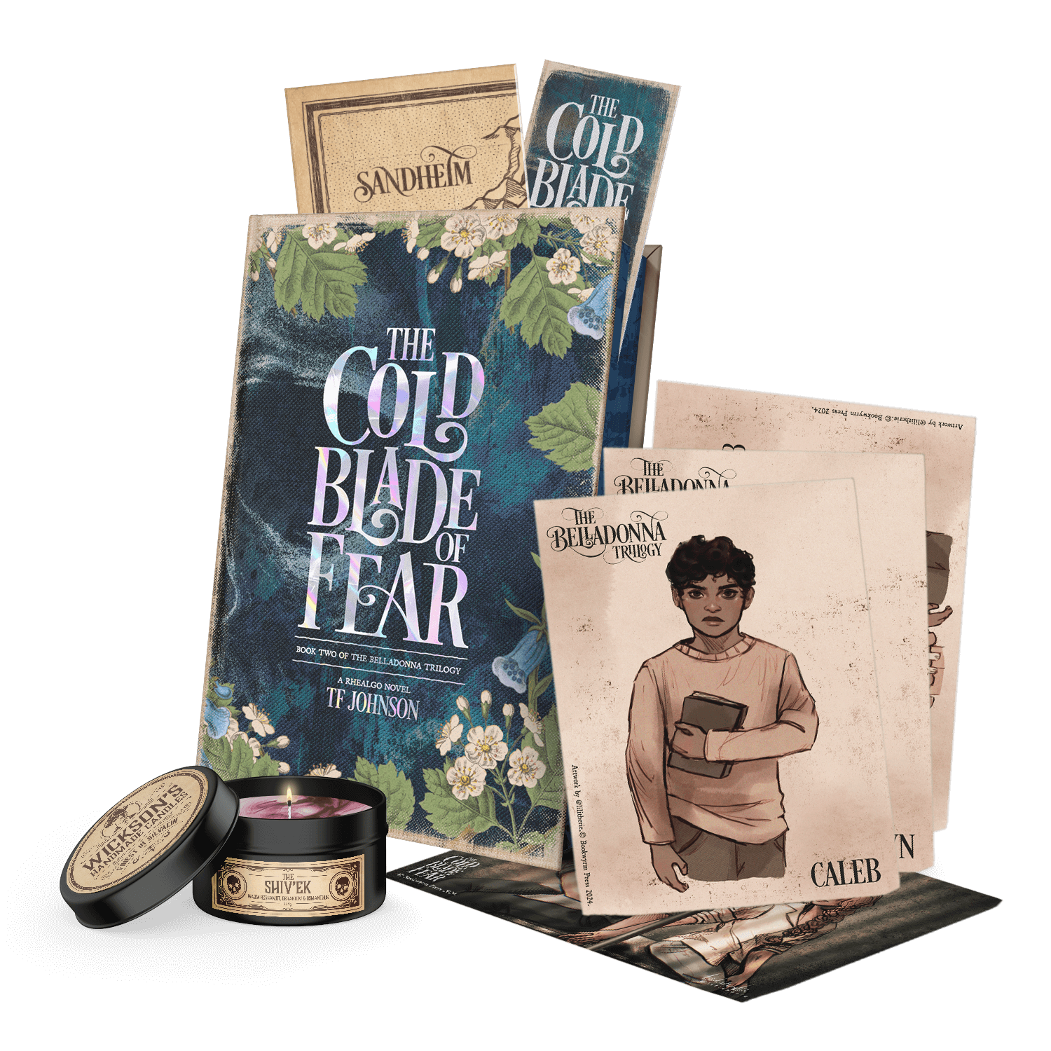 The Cold Blade Of Fear Special Edition Hardcover Bundle With Shivek Candle