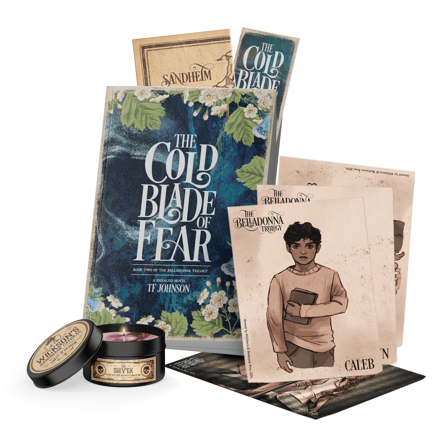 The Cold Blade Of Fear Paperback Bundle With Shivek Candle