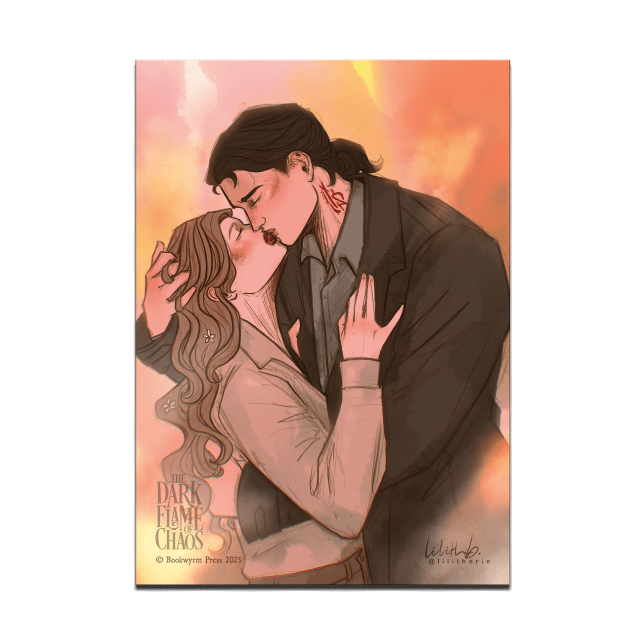 The Kiss Scene Art Print