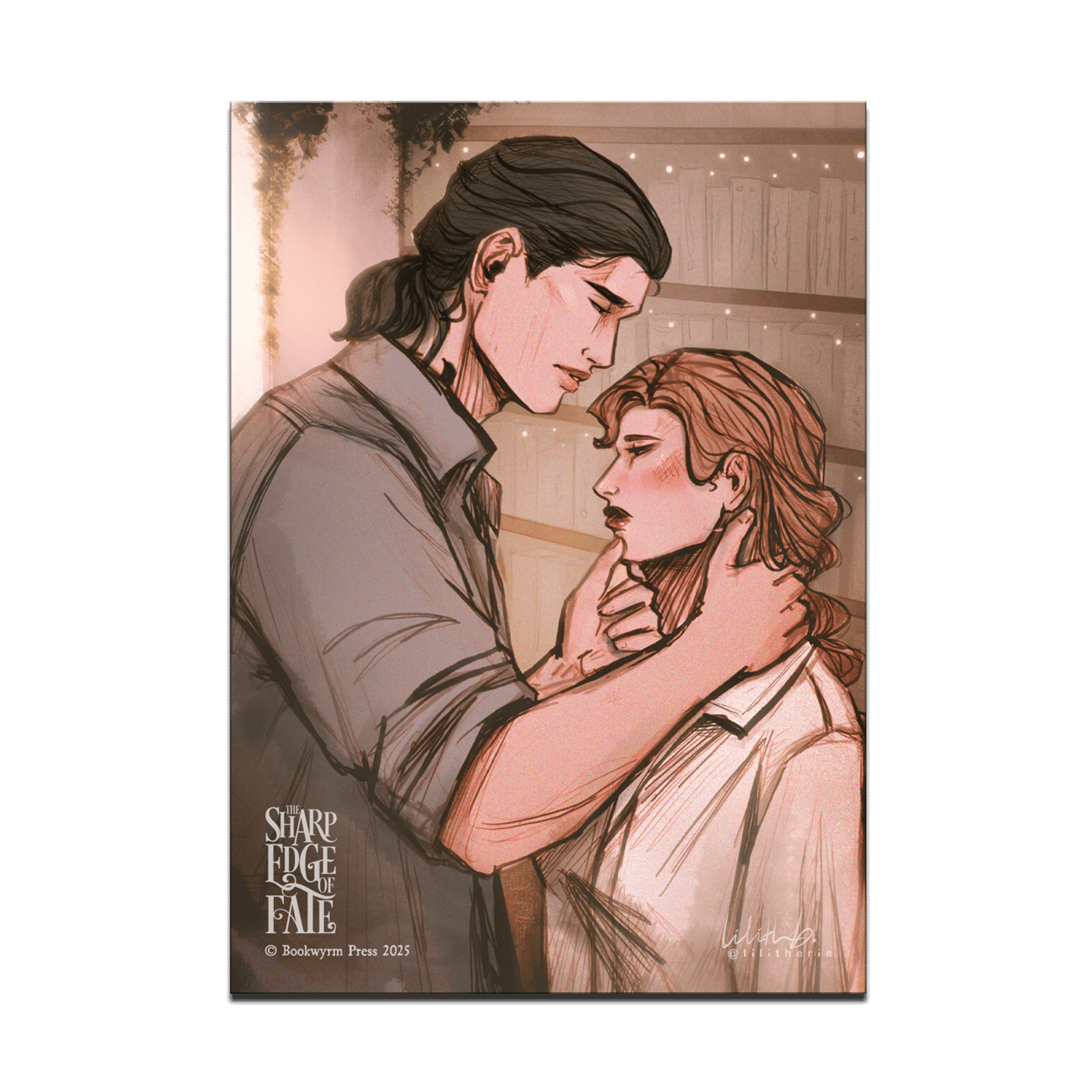 The Library Scene Art Print #2